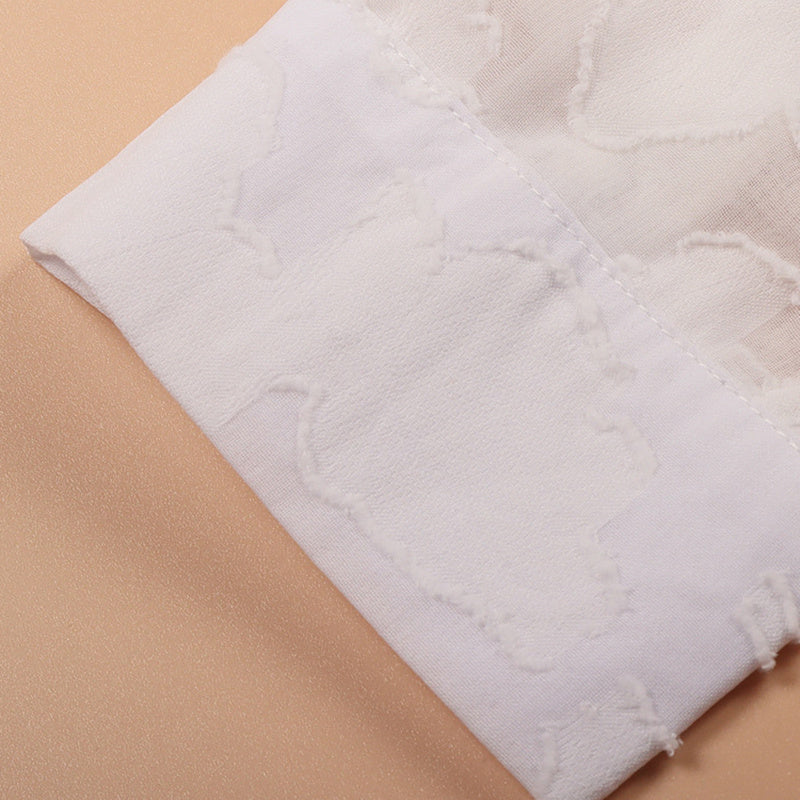 Womens Casual Sheer Button Down Shirts