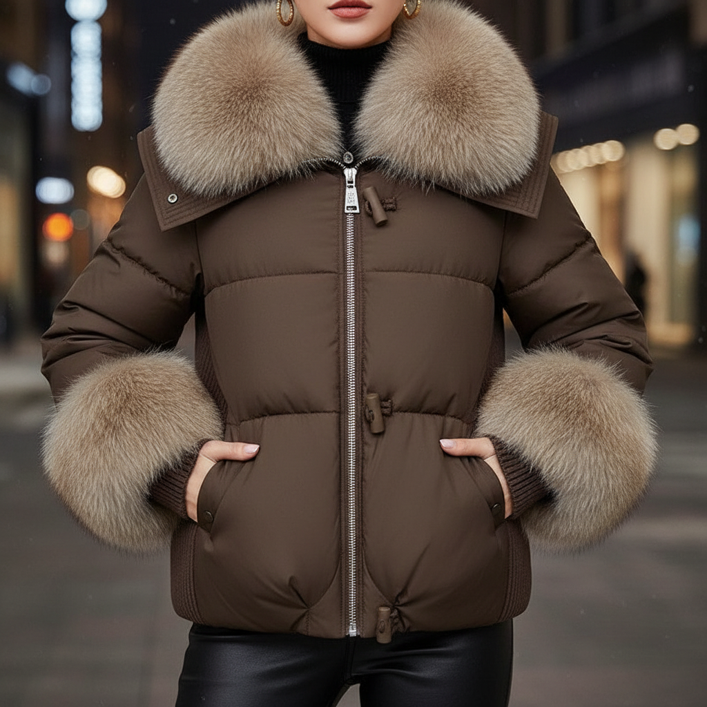 產品特色 - 羽絨皮草外套