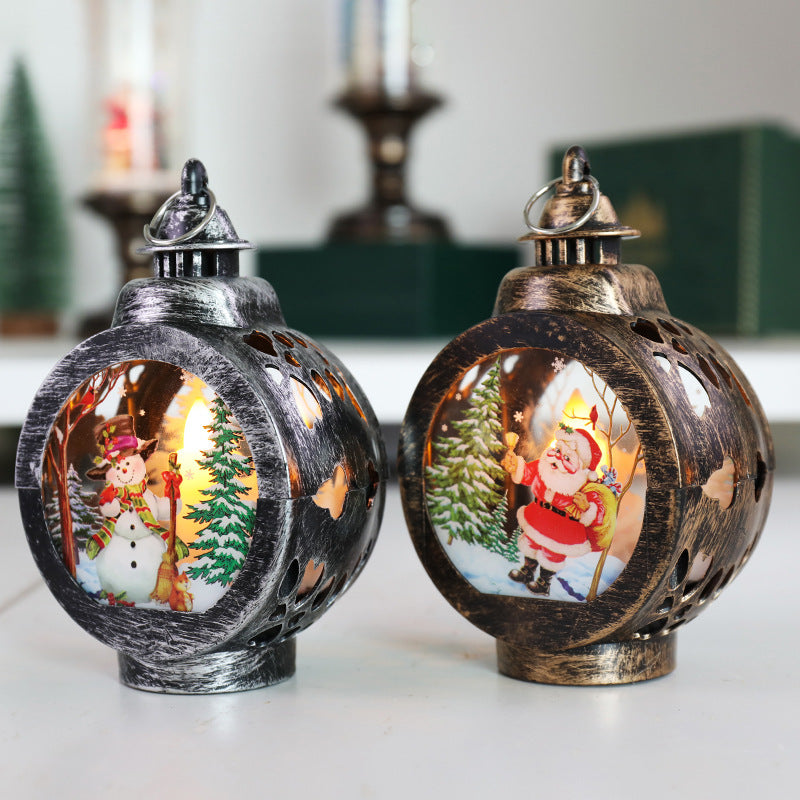 Christmas Night Lamp Desktop Decoration Vintage