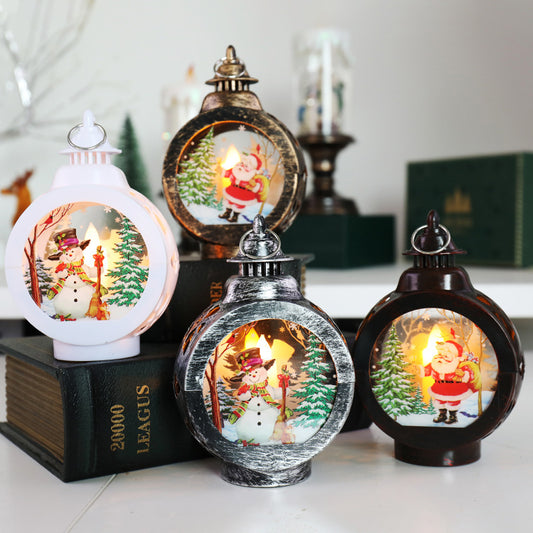 Christmas Night Lamp Desktop Decoration Vintage