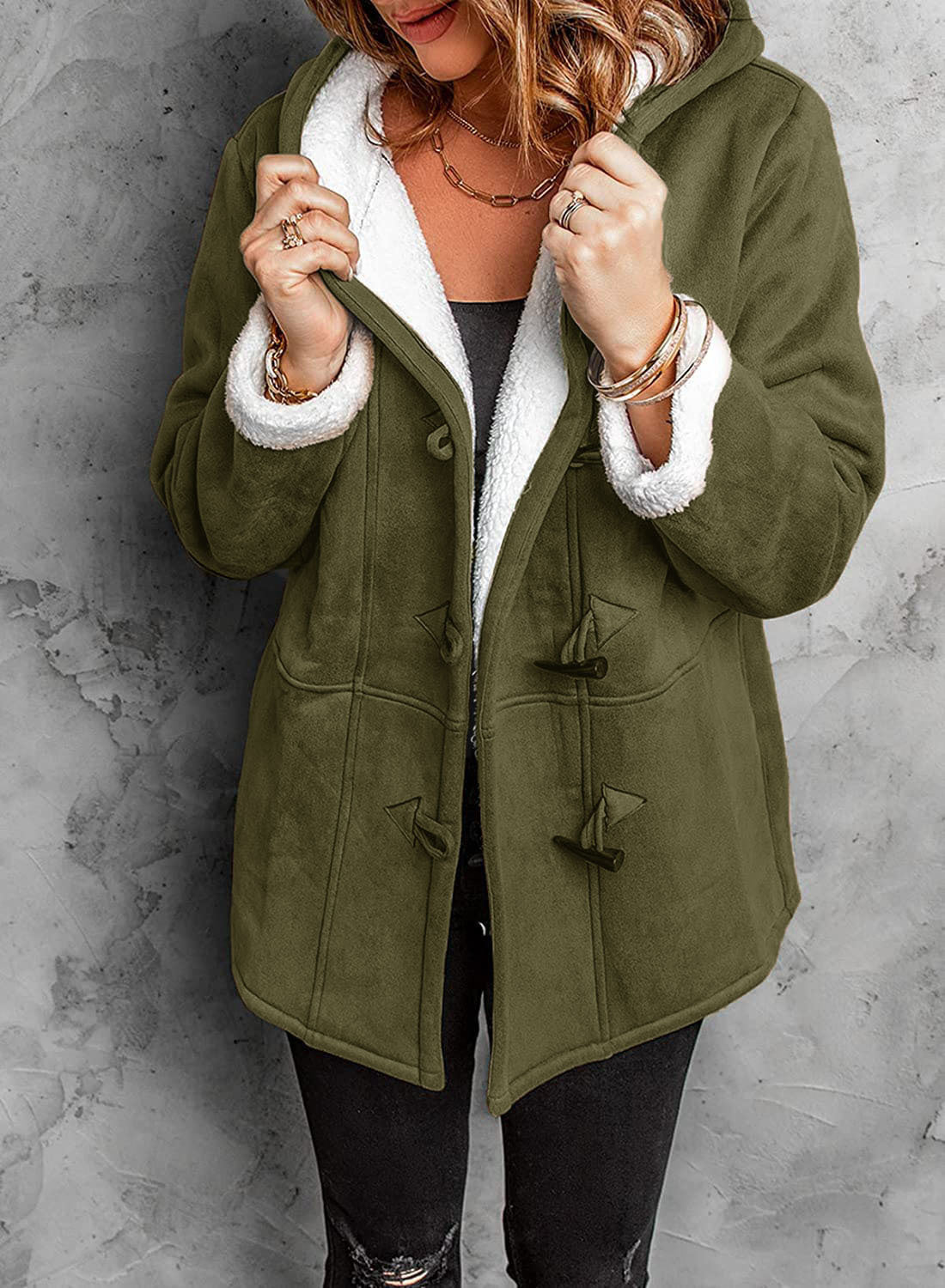 Women's Mid-Length Windbreaker Coat