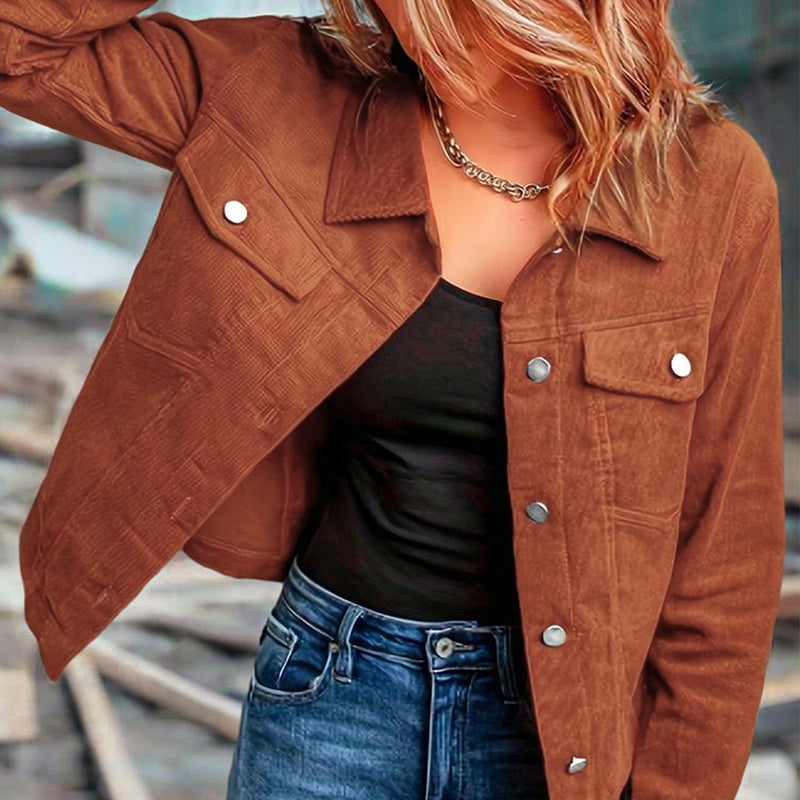 Women's Minimal Corduroy Jacket