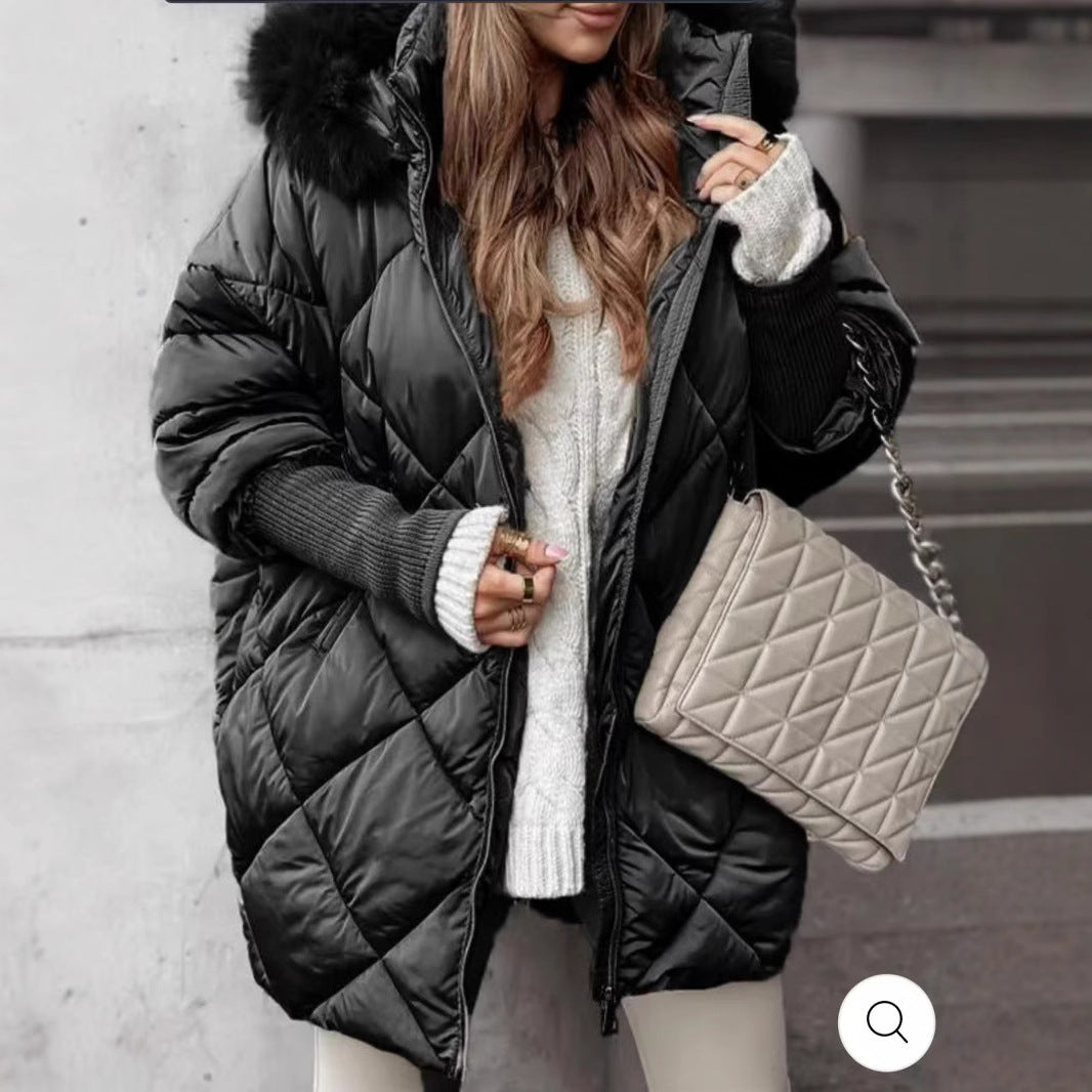 Winter Hooded Cardigan Coat