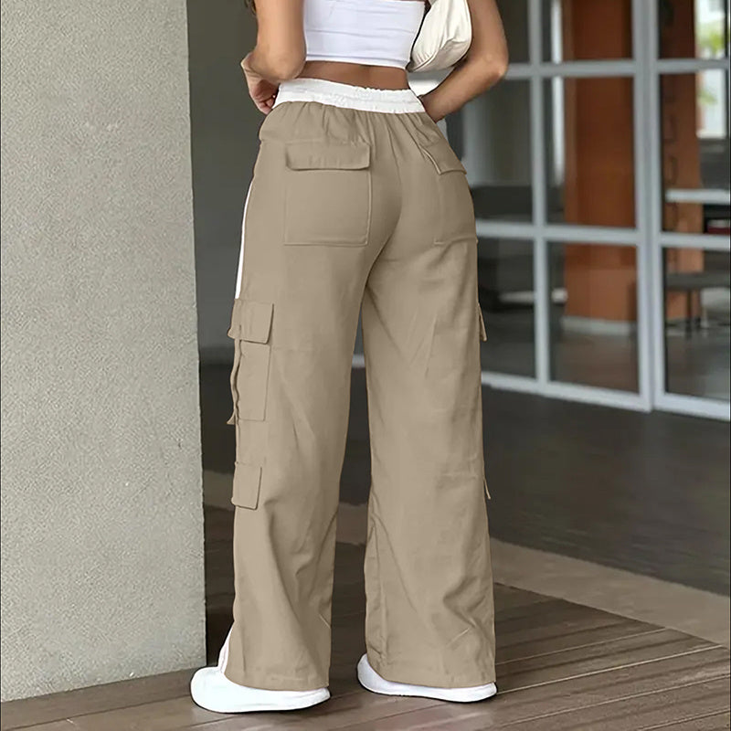 Women's Striped Straight Leg Pants