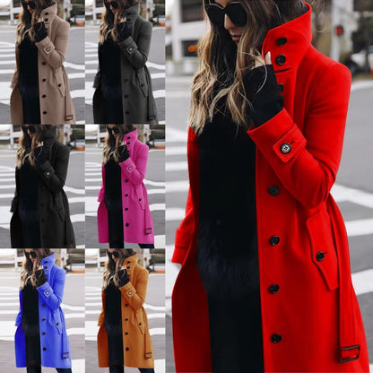Autumn Winter New Woolen Coat – Minimal Elegance | The Simple Co – Practical cottage, minimalist style, quiet luxury aesthetic, modern essential – The Simple Co.
