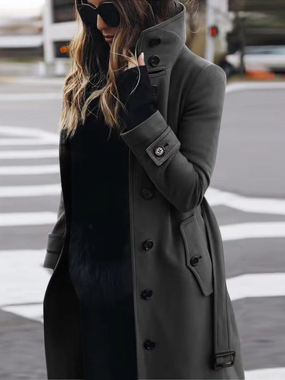 Autumn Winter New Woolen Coat – Minimal Elegance | The Simple Co – Practical cottage, minimalist style, quiet luxury aesthetic, modern essential – The Simple Co.