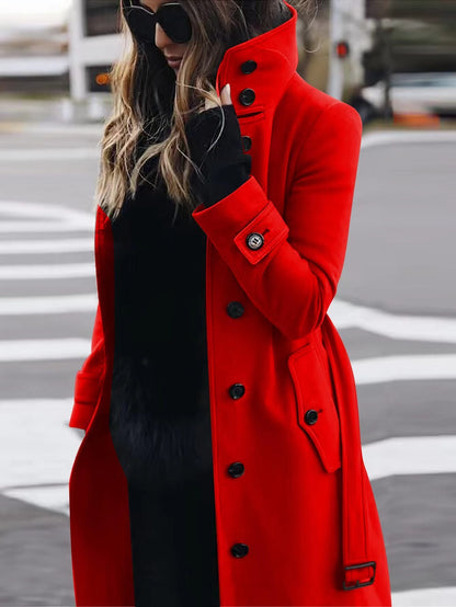 Autumn Winter New Woolen Coat – Minimal Elegance | The Simple Co – Practical cottage, minimalist style, quiet luxury aesthetic, modern essential – The Simple Co.