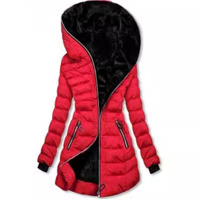 Women's Minimal Hooded Fleece Jacket