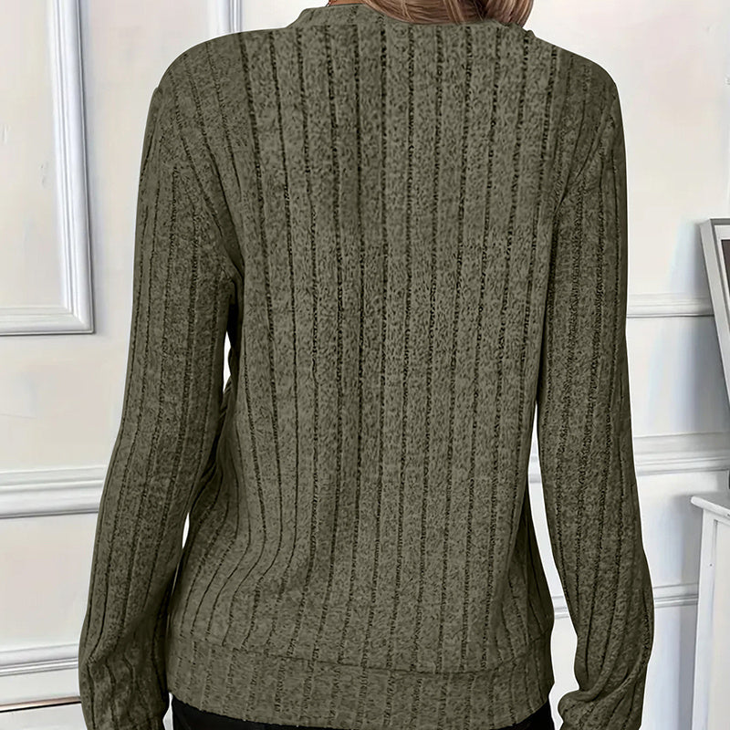 Women's Half-Zip Knit Sweater