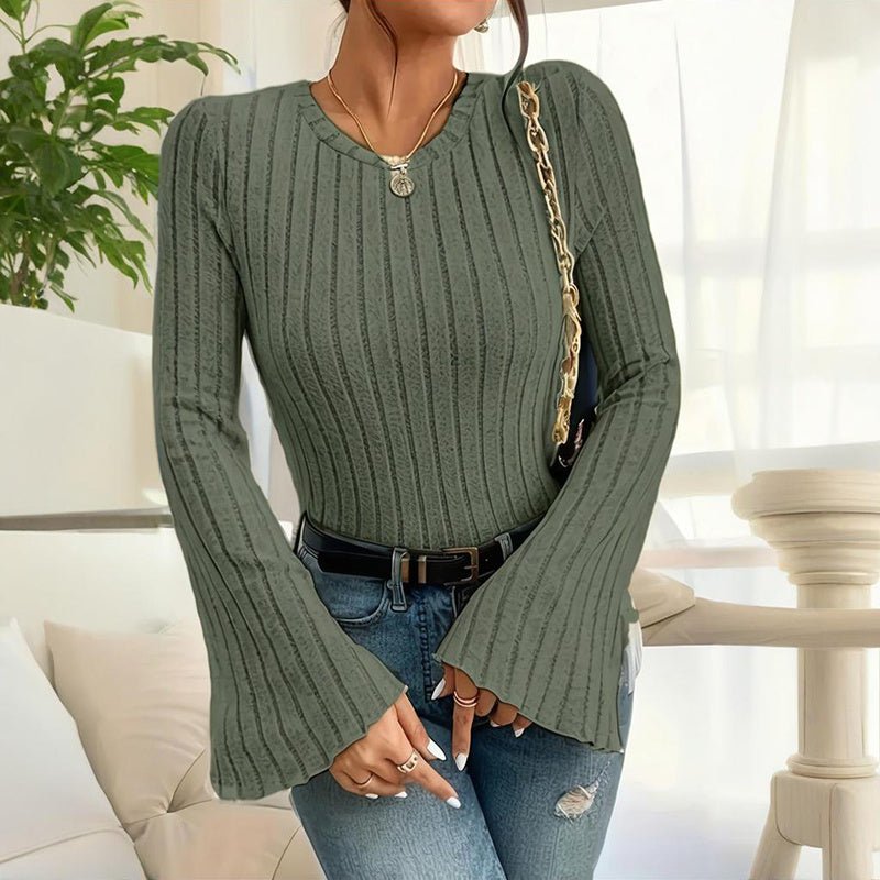 Bell Sleeve T-Shirt – Minimal Elegance | The Simple Co – Practical cottage, minimalist style, quiet luxury aesthetic, modern essential – The Simple Co.