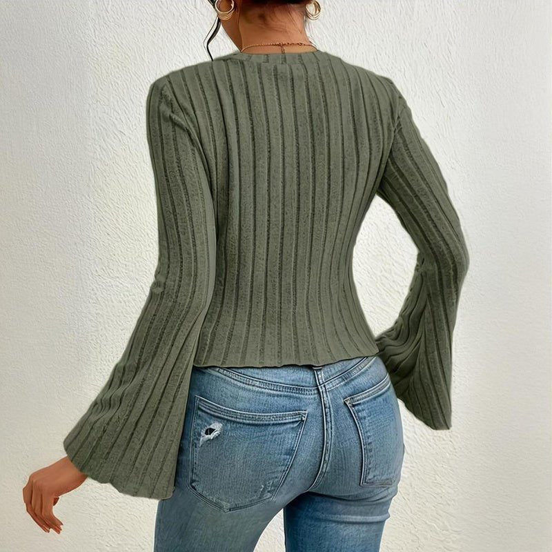 Bell Sleeve T-Shirt – Minimal Elegance | The Simple Co – Practical cottage, minimalist style, quiet luxury aesthetic, modern essential – The Simple Co.