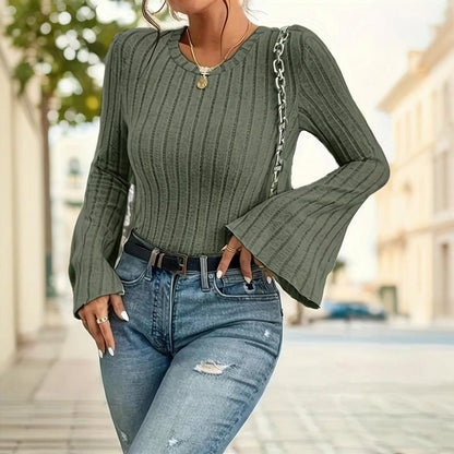 Bell Sleeve T-Shirt – Minimal Elegance | The Simple Co – Practical cottage, minimalist style, quiet luxury aesthetic, modern essential – The Simple Co.