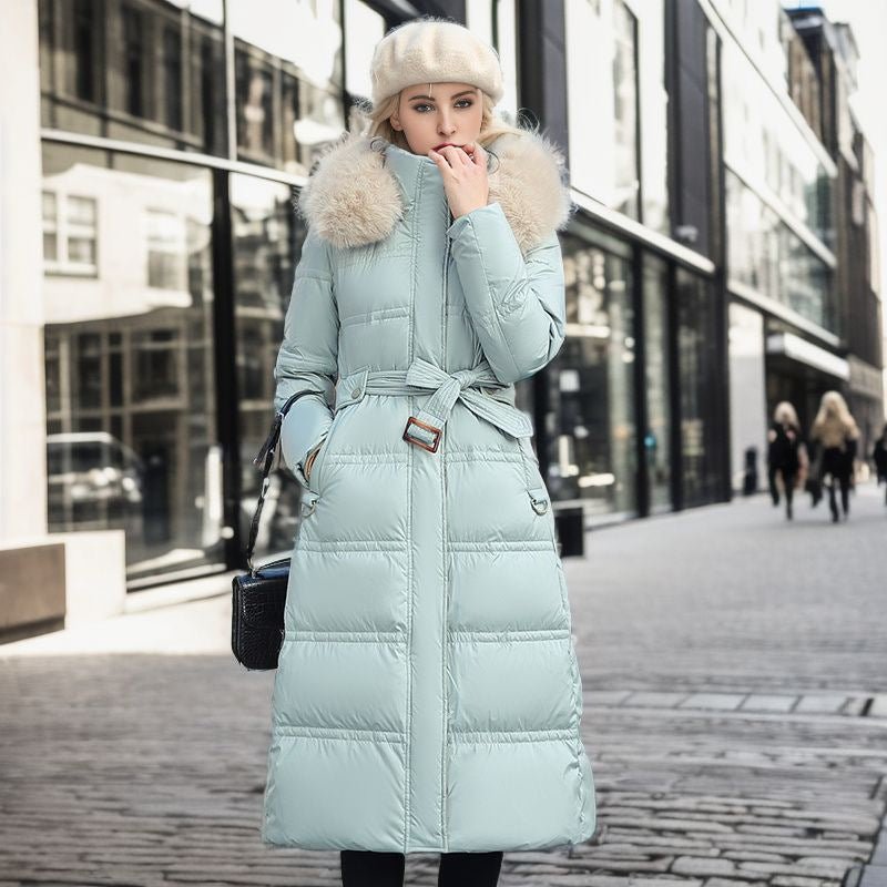Belted Winter Coat with Fur – Minimal Elegance | The Simple Co – Apparel & Accessories > Clothing > Outerwear > Coats & Jackets, minimalist style, quiet luxury aesthetic, modern essential – The Simple Co.