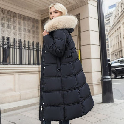 Belted Winter Coat with Fur – Minimal Elegance | The Simple Co – Apparel & Accessories > Clothing > Outerwear > Coats & Jackets, minimalist style, quiet luxury aesthetic, modern essential – The Simple Co.