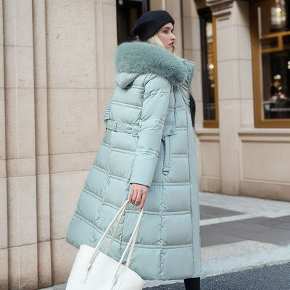 Belted Winter Coat with Fur – Minimal Elegance | The Simple Co – Apparel & Accessories > Clothing > Outerwear > Coats & Jackets, minimalist style, quiet luxury aesthetic, modern essential – The Simple Co.
