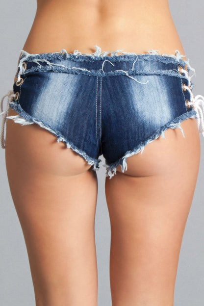 Blue Cotton-Blend Stretch Shorts – Shorts, minimalist style, quiet luxury aesthetic, modern essential – The Simple Co.