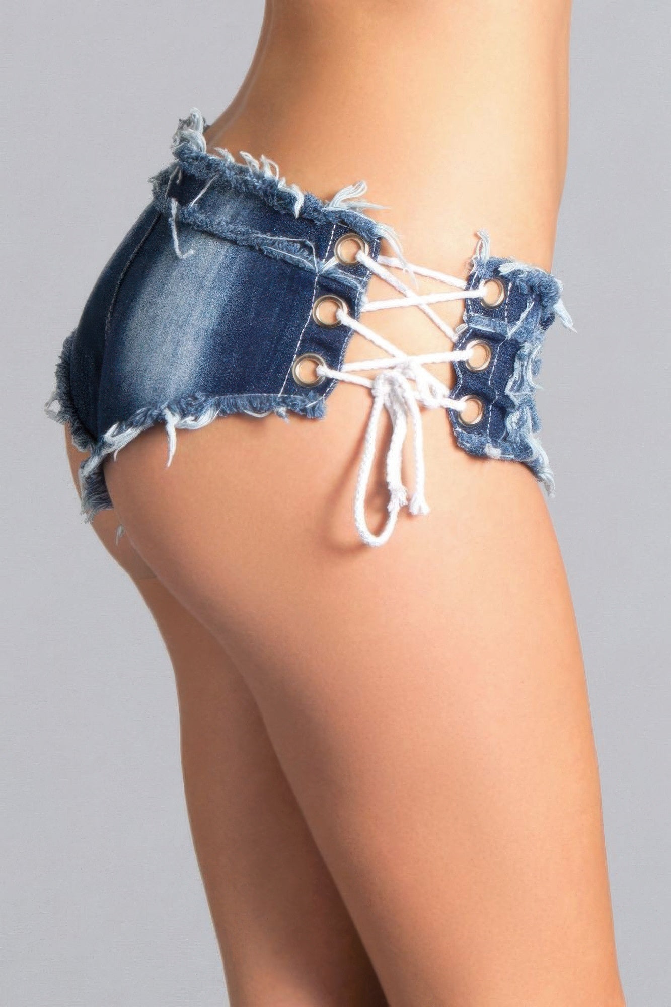 Blue Cotton-Blend Stretch Shorts – Shorts, minimalist style, quiet luxury aesthetic, modern essential – The Simple Co.