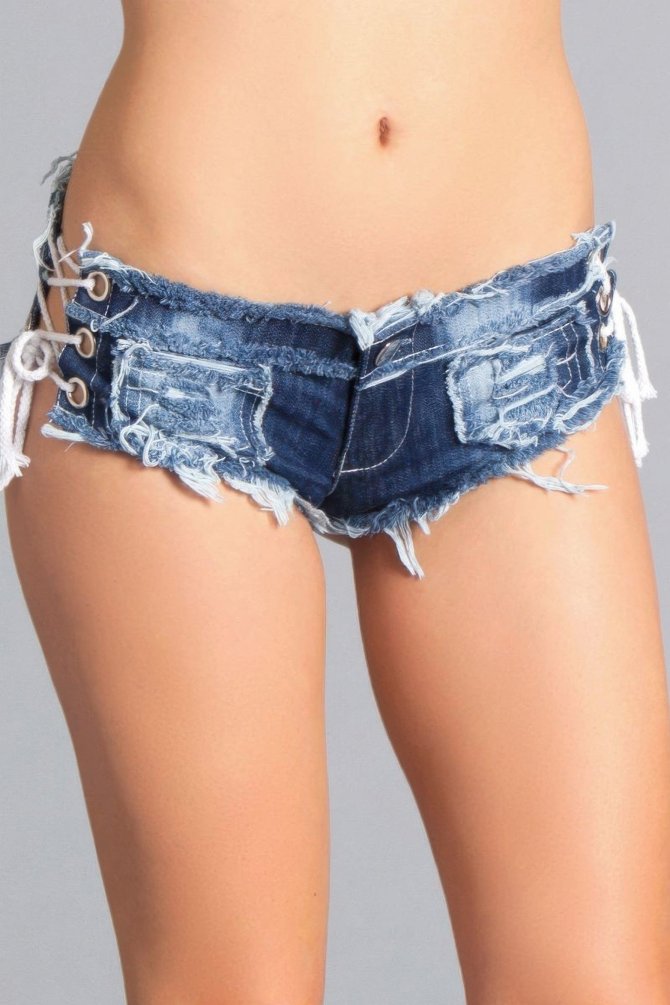 Blue Cotton-Blend Stretch Shorts – Shorts, minimalist style, quiet luxury aesthetic, modern essential – The Simple Co.