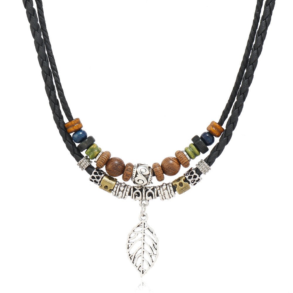 Boho Multi - Layer Beaded Necklace – Vintage Butterfly Pendant | The Simple Co. – Necklaces (Minimalist / Statement / Unis, minimalist style, quiet luxury aesthetic, modern essential – The Simple Co.