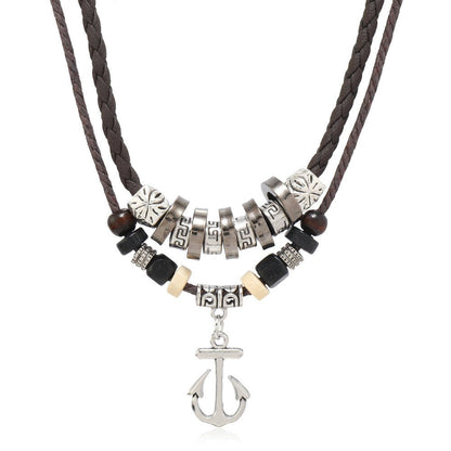Boho Multi - Layer Beaded Necklace – Vintage Butterfly Pendant | The Simple Co. – Necklaces (Minimalist / Statement / Unis, minimalist style, quiet luxury aesthetic, modern essential – The Simple Co.