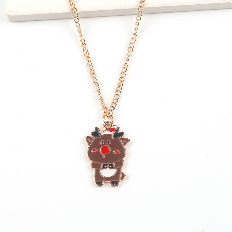Christmas Cartoon Necklace