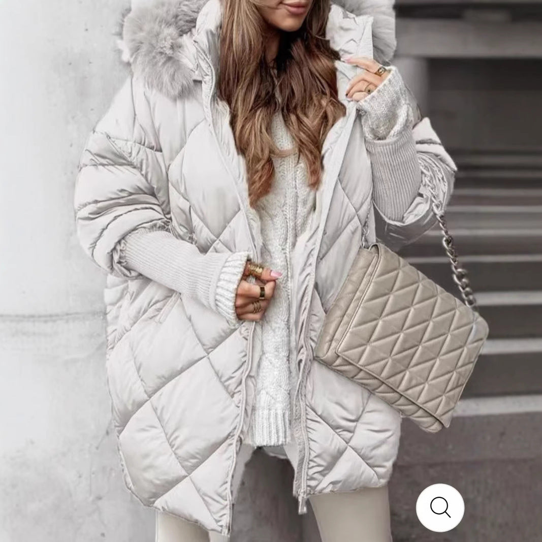 Winter Hooded Cardigan Coat