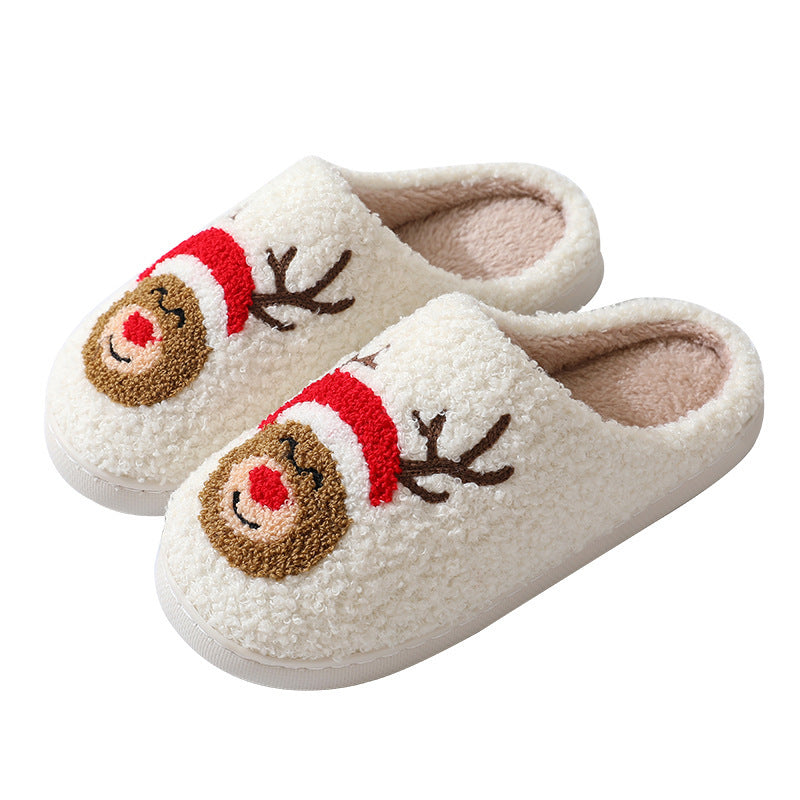 Minimal Christmas Santa Slippers