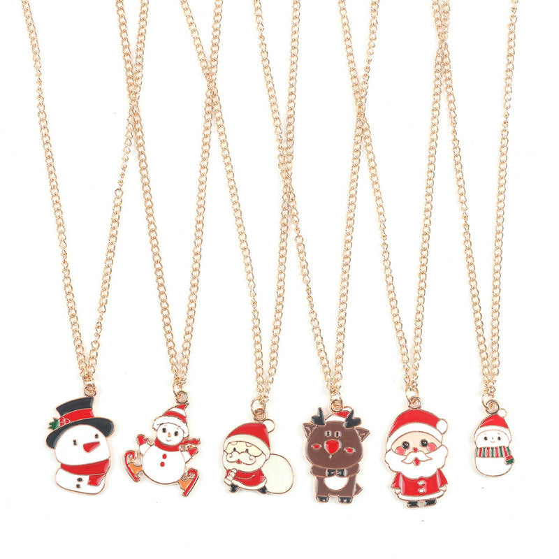 Christmas Cartoon Necklace