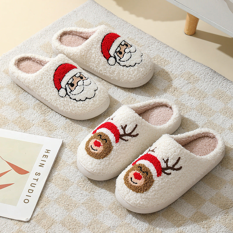 Minimal Christmas Santa Slippers
