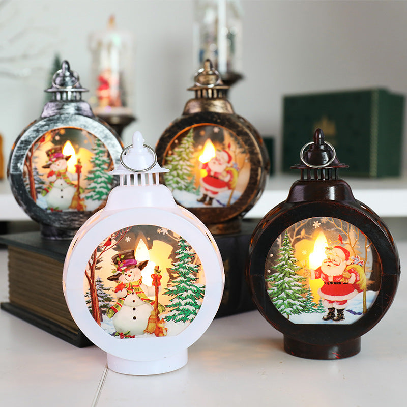 Christmas Night Lamp Desktop Decoration Vintage