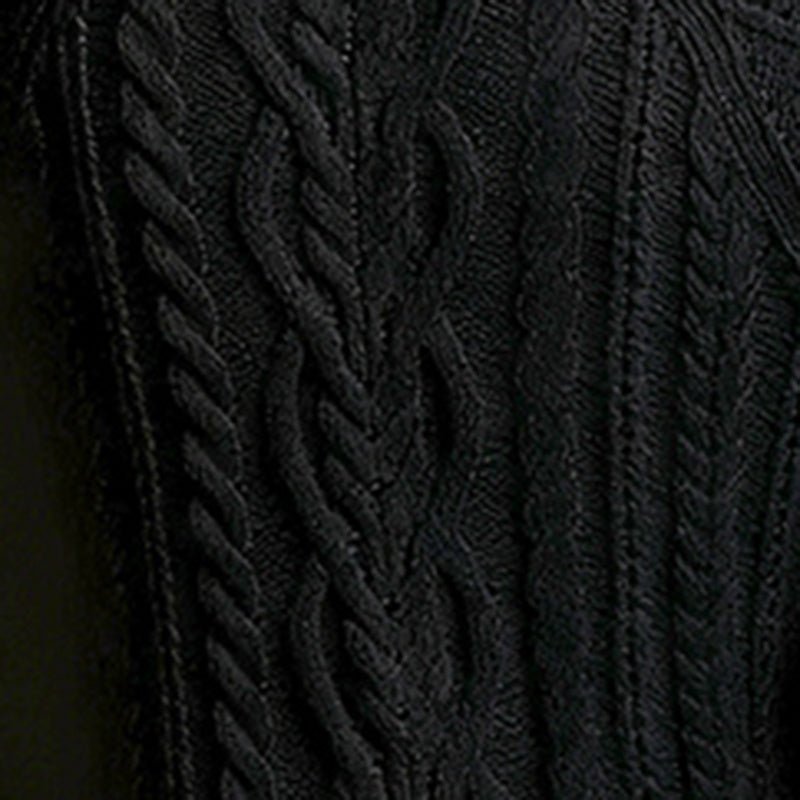 Cable Knit Sweater with Lace – Minimal Elegance | The Simple Co – Practical cottage, minimalist style, quiet luxury aesthetic, modern essential – The Simple Co.