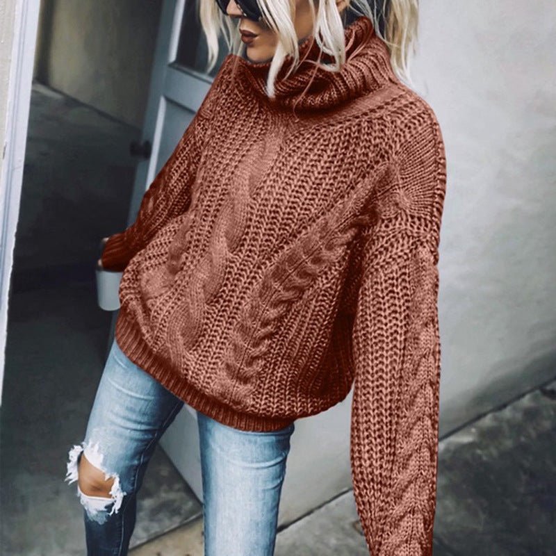 Cable Knit Turtleneck Sweater - 2026 Winter Collection Classic Knitwear – Minimal Elegance | The Simple Co – Practical cottage, minimalist style, quiet luxury aesthetic, modern essential – The Simple Co.