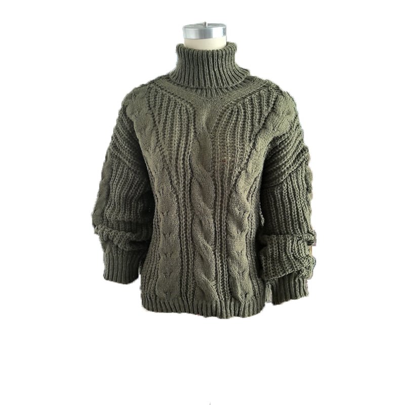 Cable Knit Turtleneck Sweater - 2026 Winter Collection Classic Knitwear – Minimal Elegance | The Simple Co – Practical cottage, minimalist style, quiet luxury aesthetic, modern essential – The Simple Co.