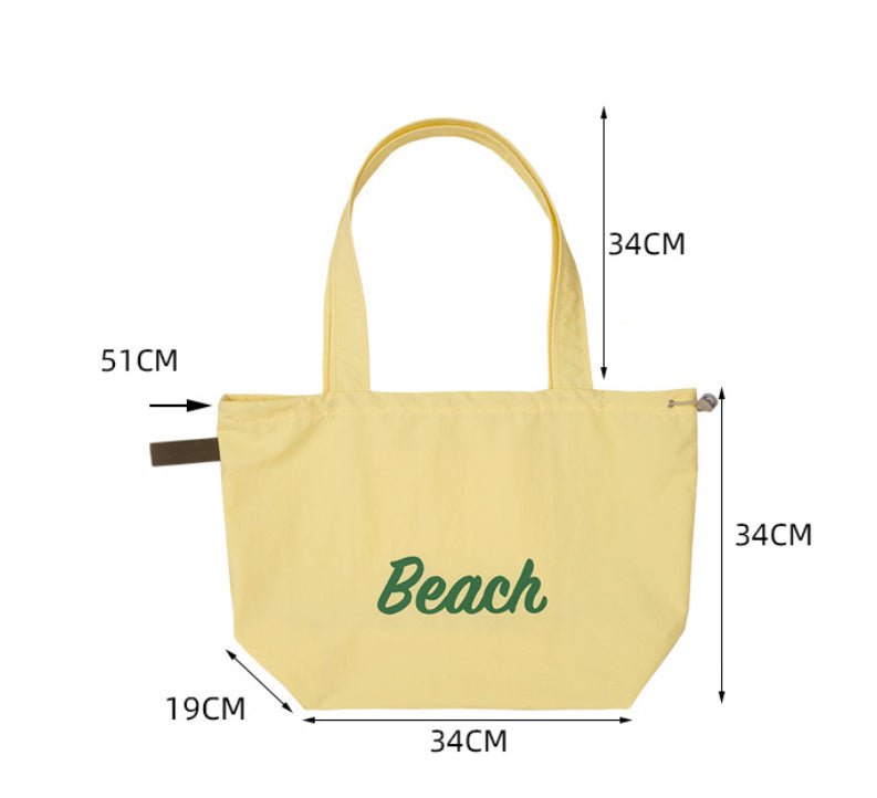 Canvas Bag Large Capacity Shoulder – Minimal Elegance | The Simple Co – Practical cottage, minimalist style, quiet luxury aesthetic, modern essential – The Simple Co.
