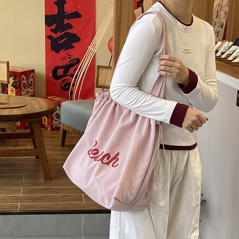 Canvas Bag Large Capacity Shoulder – Minimal Elegance | The Simple Co – Practical cottage, minimalist style, quiet luxury aesthetic, modern essential – The Simple Co.
