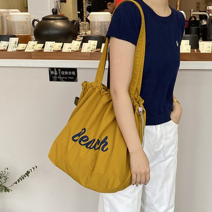 Canvas Bag Large Capacity Shoulder – Minimal Elegance | The Simple Co – Practical cottage, minimalist style, quiet luxury aesthetic, modern essential – The Simple Co.