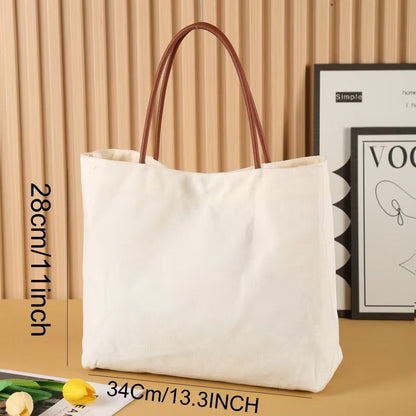Canvas Tote Bag – Minimal Elegance | The Simple Co – Practical cottage, minimalist style, quiet luxury aesthetic, modern essential – The Simple Co.