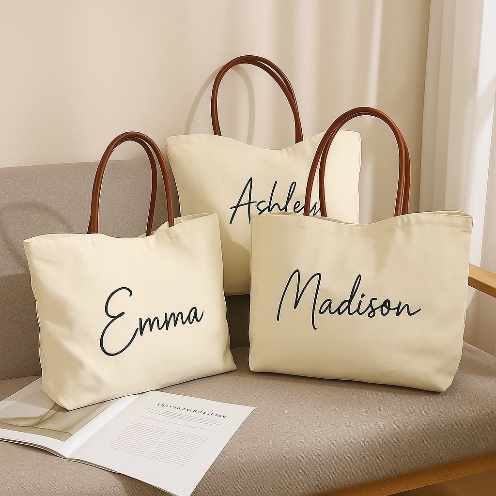 Canvas Tote Bag – Minimal Elegance | The Simple Co – Practical cottage, minimalist style, quiet luxury aesthetic, modern essential – The Simple Co.