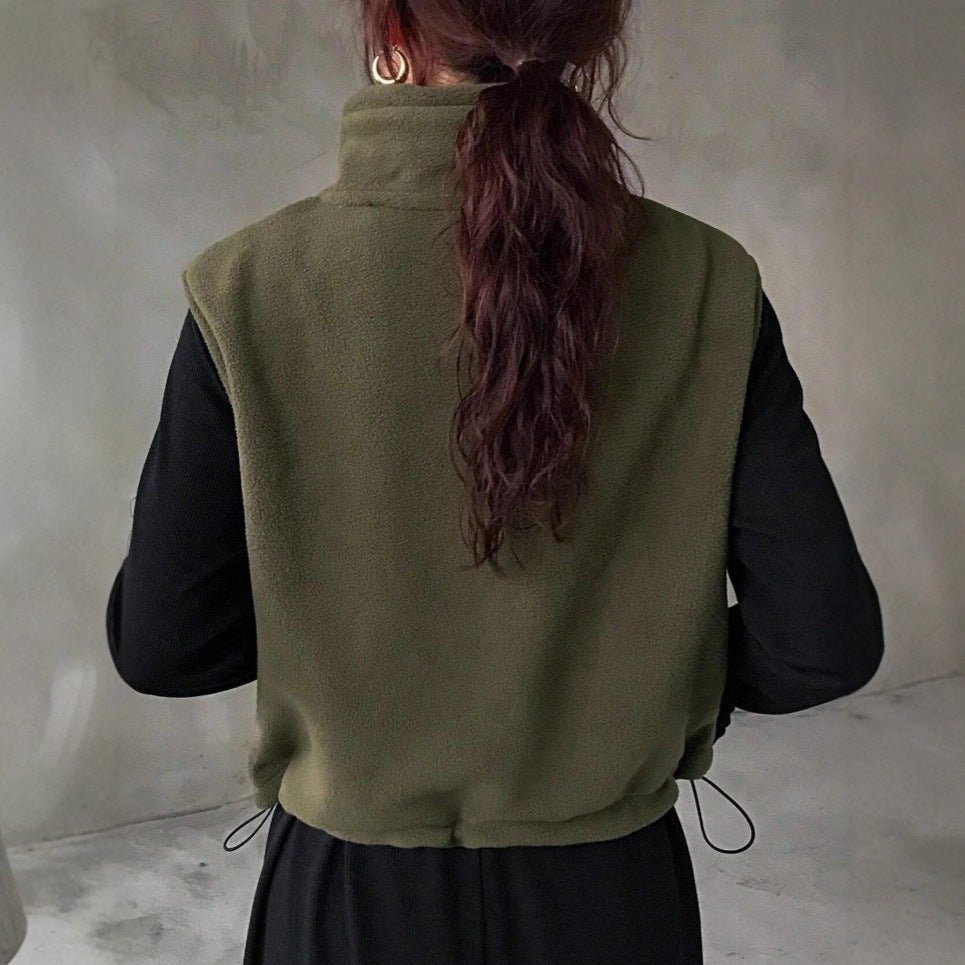 Casual Sleeveless Vest Jacket - 2026 Winter Collection Zip - Up Outerwear – Minimal Elegance | The Simple Co – Outerwear, minimalist style, quiet luxury aesthetic, modern essential – The Simple Co.