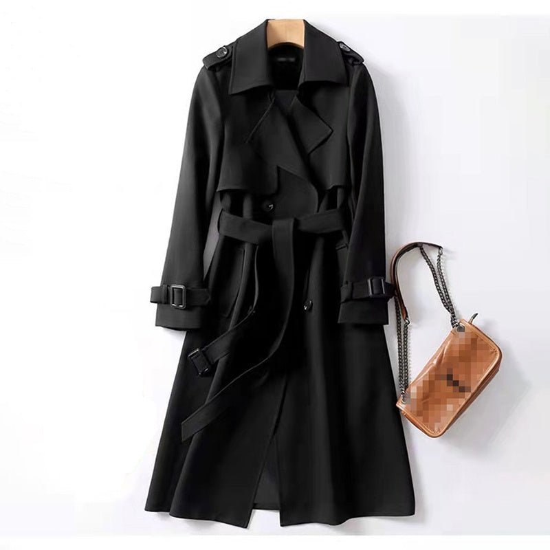 Classic Trench Coat, Solid Color – Minimal Elegance | The Simple Co – Practical cottage, minimalist style, quiet luxury aesthetic, modern essential – The Simple Co.