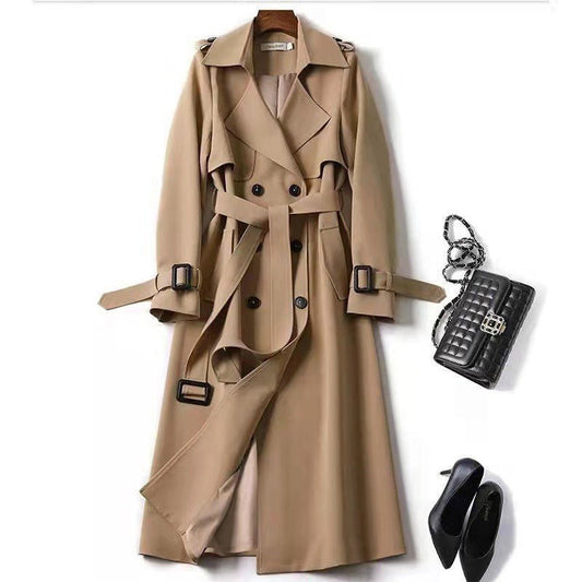 Classic Trench Coat, Solid Color – Minimal Elegance | The Simple Co – Practical cottage, minimalist style, quiet luxury aesthetic, modern essential – The Simple Co.