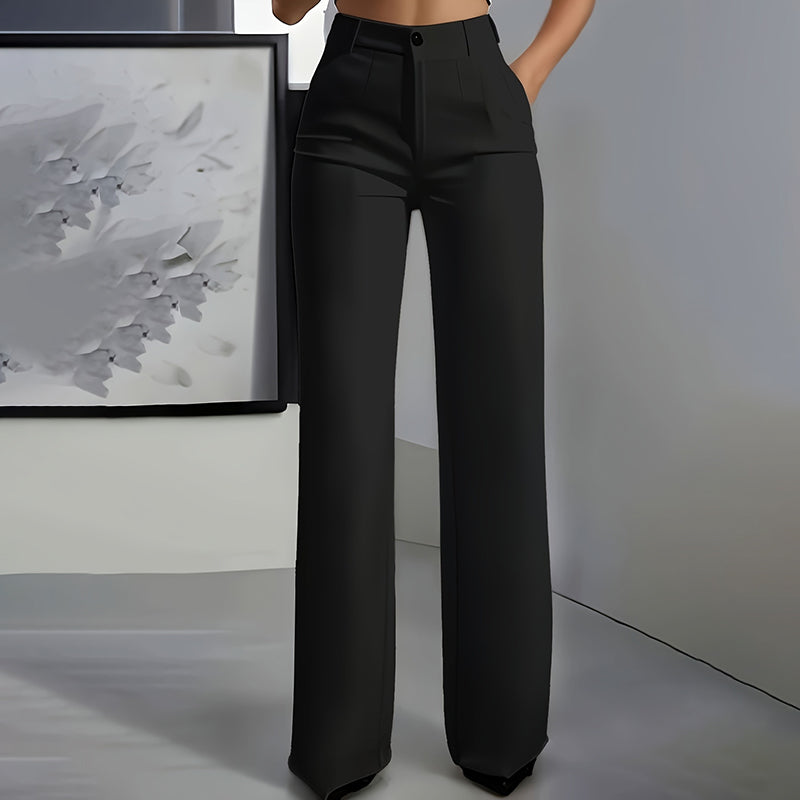 Women's High-Waisted Wide Leg Pants