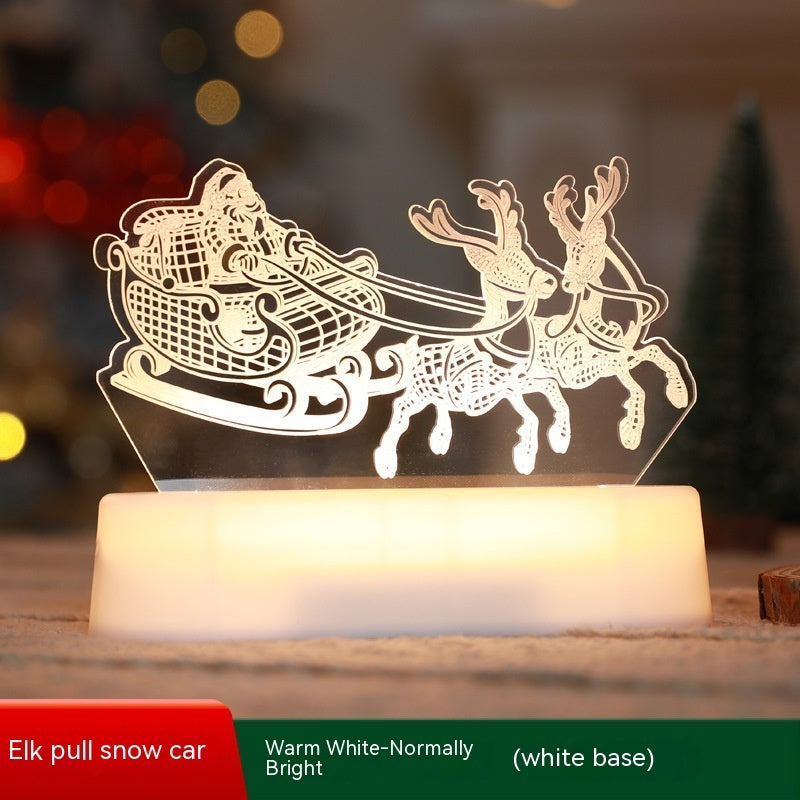 3D Acrylic LED Night Light Christmas