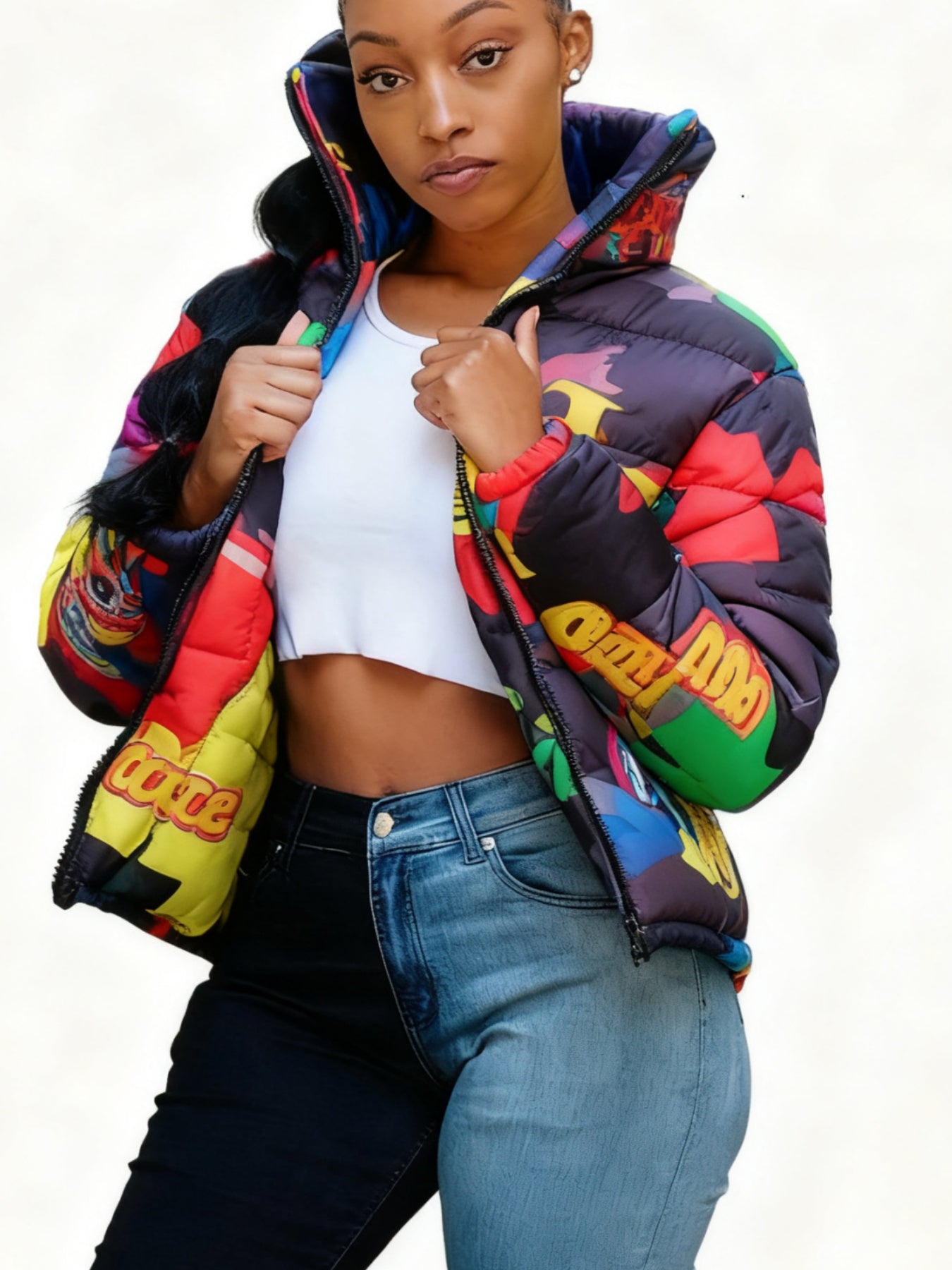 Women's Minimal Short Warm Jacket