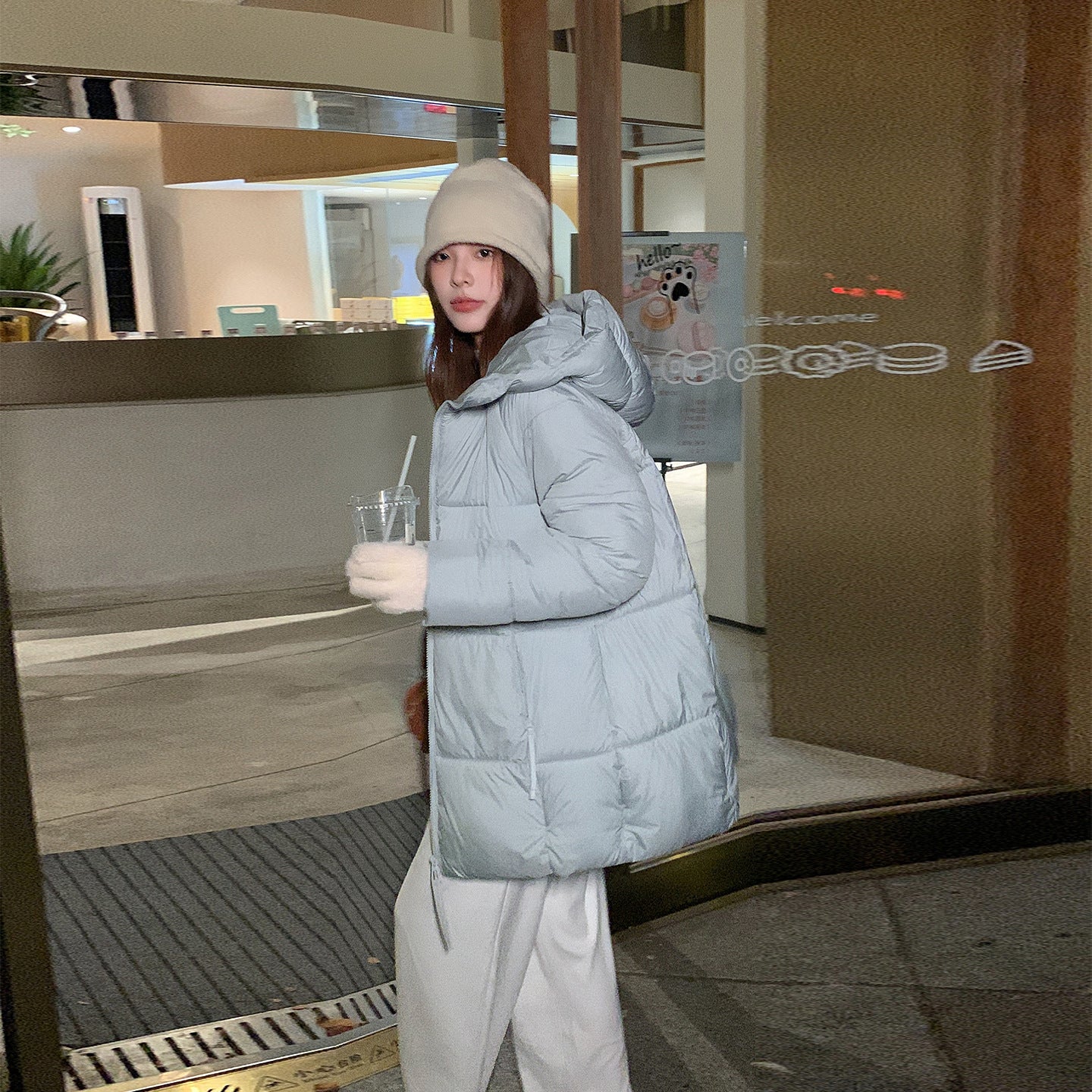 Women's Mid-length Cotton Coat