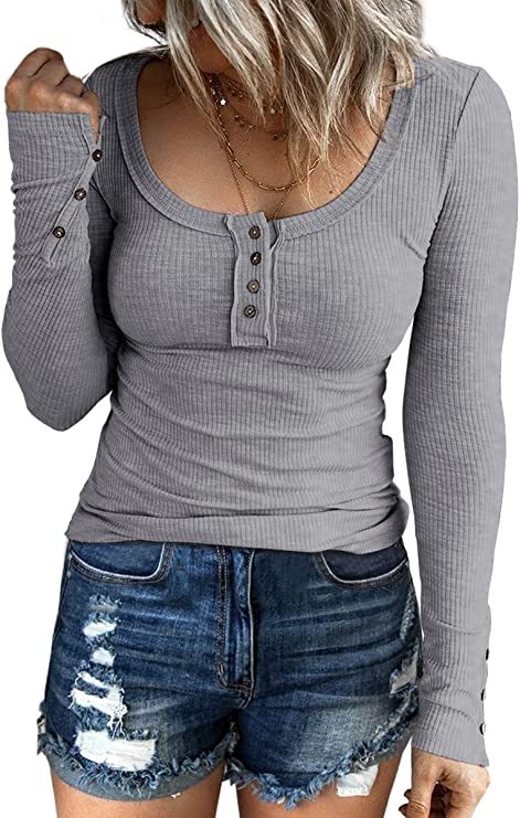 Elegant Button Vest V - Neck Long Sleeve Top - Slim Fit Layering Piece – Minimal Elegance | The Simple Co – Practical cottage, minimalist style, quiet luxury aesthetic, modern essential – The Simple Co.