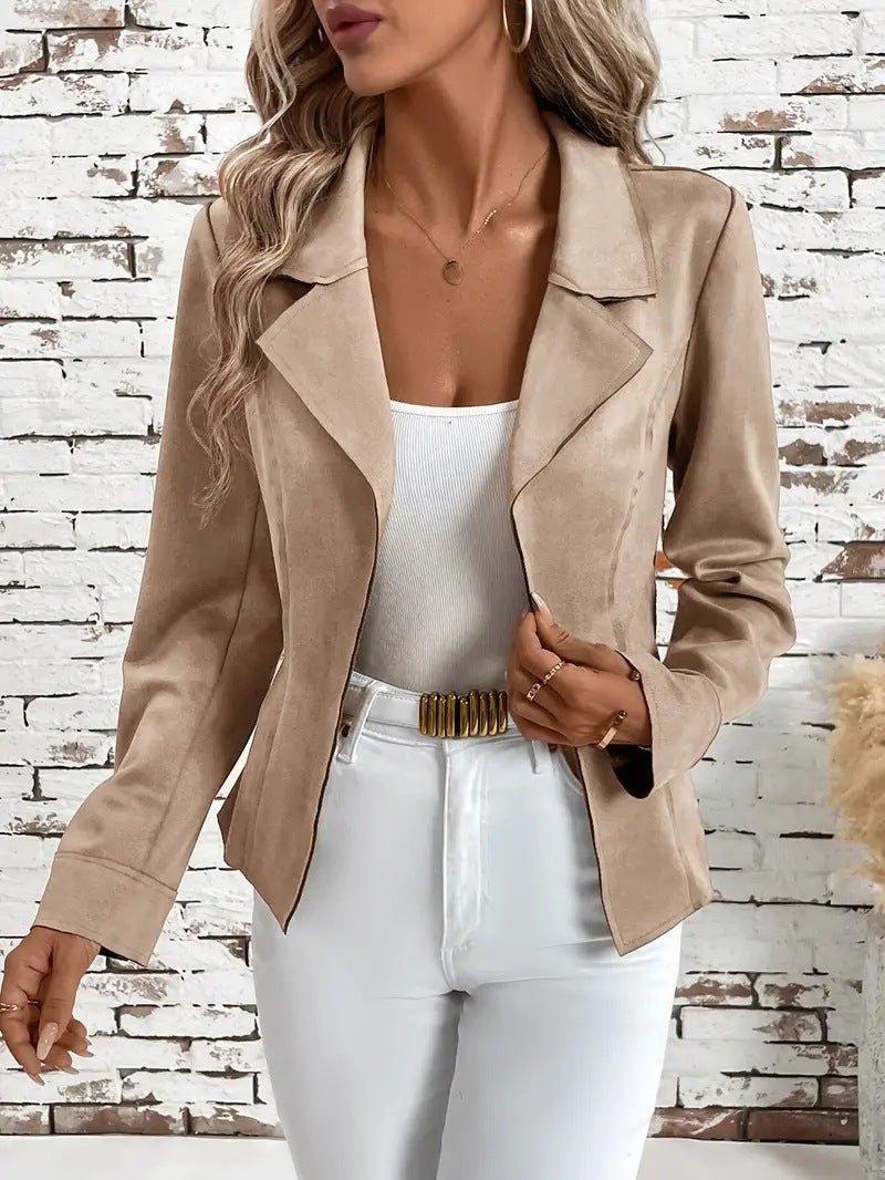 Elegant Slim - Fit Cardigan Jacket – Minimal Elegance | The Simple Co – Practical cottage, minimalist style, quiet luxury aesthetic, modern essential – The Simple Co.
