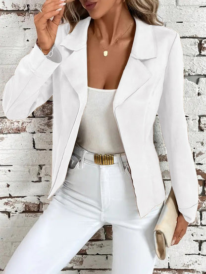 Elegant Slim - Fit Cardigan Jacket – Minimal Elegance | The Simple Co – Practical cottage, minimalist style, quiet luxury aesthetic, modern essential – The Simple Co.