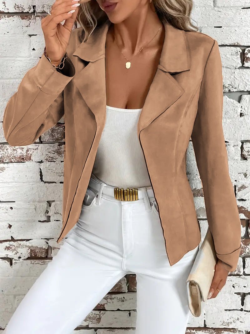 Elegant Slim - Fit Cardigan Jacket – Minimal Elegance | The Simple Co – Practical cottage, minimalist style, quiet luxury aesthetic, modern essential – The Simple Co.