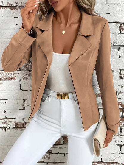 Elegant Slim - Fit Cardigan Jacket – Minimal Elegance | The Simple Co – Practical cottage, minimalist style, quiet luxury aesthetic, modern essential – The Simple Co.
